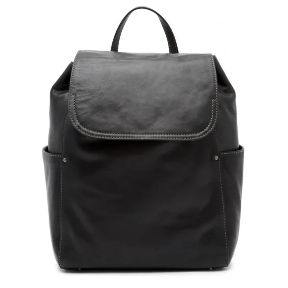 Frye | Bags | Frye Olivia Black Leather Backpack | Poshmark display picture 1